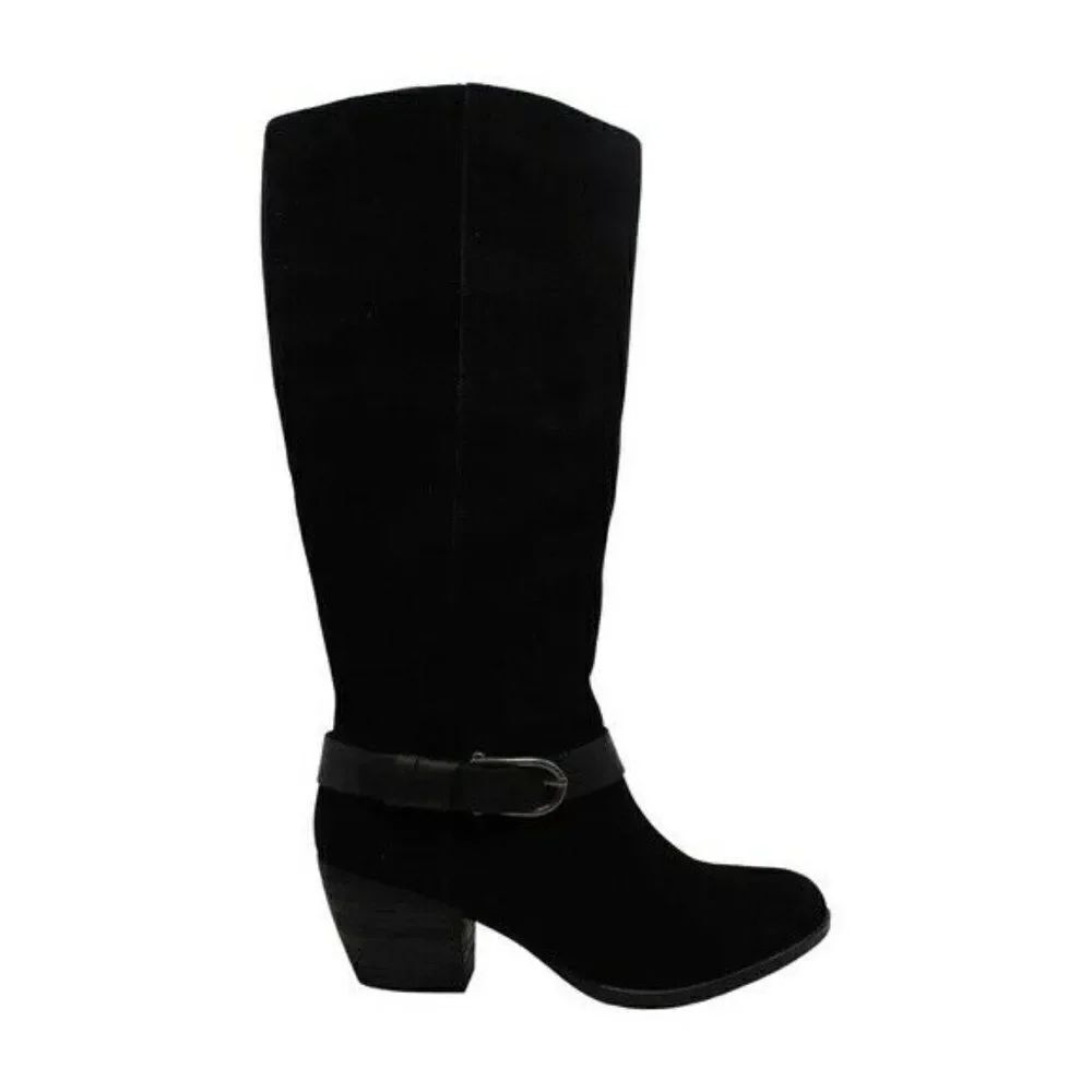 American Rag Tegan Black Leather Dress Boots Size 6.5M New